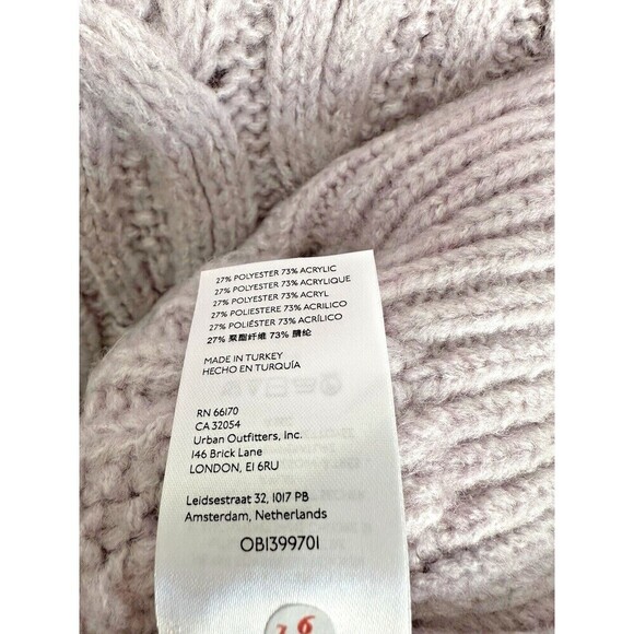 Anthropologie Pilcro Sweater Womens Size XS Boho Open Shoulder Cable Knit Tunic - Picture 8 of 9